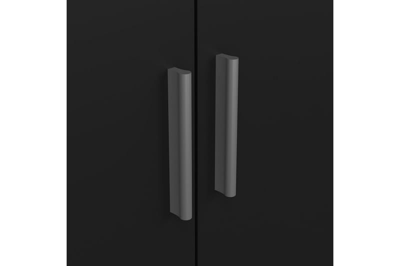Suntia Garderobe 118x201 cm - Sort - Opbevaring - Tøjopbevaring - Garderobeskabe
