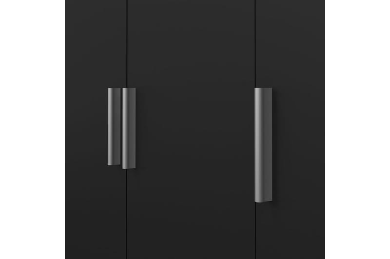 Suntia Garderobe 118x201 cm - Sort - Opbevaring - Tøjopbevaring - Garderobeskabe