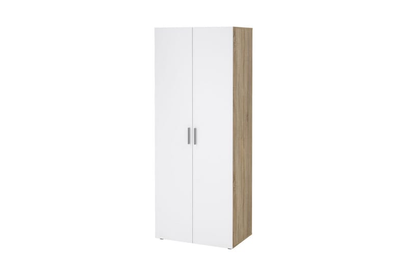 Suntia Garderobe 79x201 cm - Hvid - Opbevaring - Tøjopbevaring - Garderobeskabe