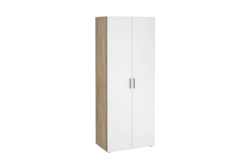 Suntia Garderobe 79x201 cm - Hvid - Opbevaring - Tøjopbevaring - Garderobeskabe