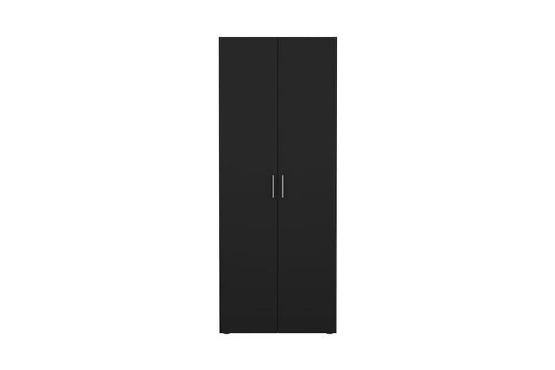 Suntia Garderobe 79x201 cm - Sort - Opbevaring - Tøjopbevaring - Garderobeskabe