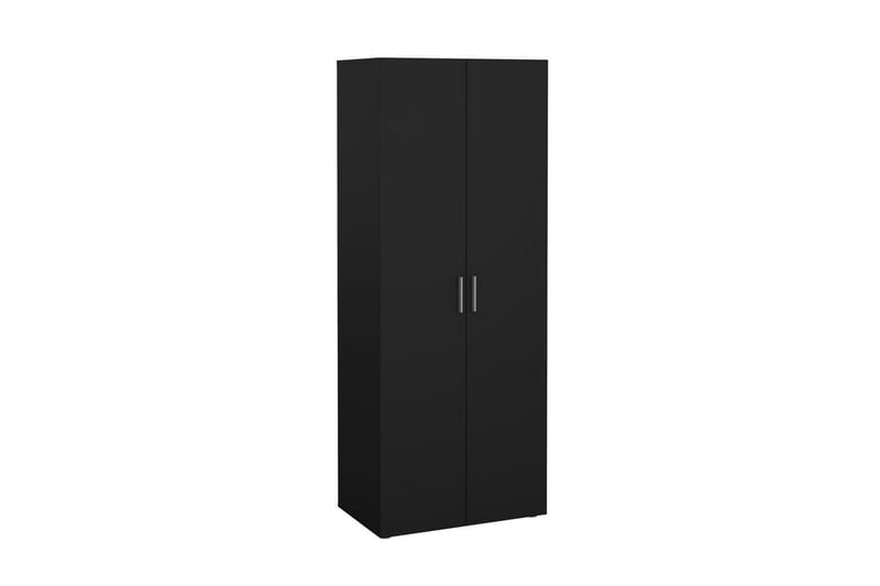 Suntia Garderobe 79x201 cm - Sort - Opbevaring - Tøjopbevaring - Garderobeskabe