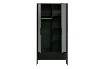 Swichor garderobe 180 cm - Sort - Opbevaring - Tøjopbevaring - Garderobeskabe