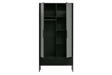 Swichor garderobe 180 cm - Sort - Opbevaring - Tøjopbevaring - Garderobeskabe