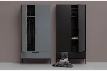 Swichor garderobe 180 cm - Sort - Opbevaring - Tøjopbevaring - Garderobeskabe