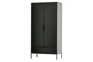 Swichor garderobe 180 cm - Sort - Opbevaring - Tøjopbevaring - Garderobeskabe