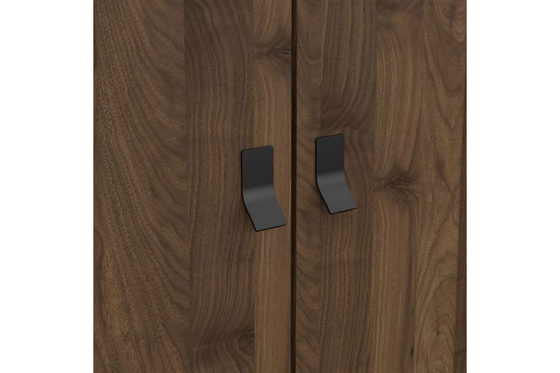 Tadami Garderobe 150x200 cm - Sort/Natur - Opbevaring - Tøjopbevaring - Garderobeskabe