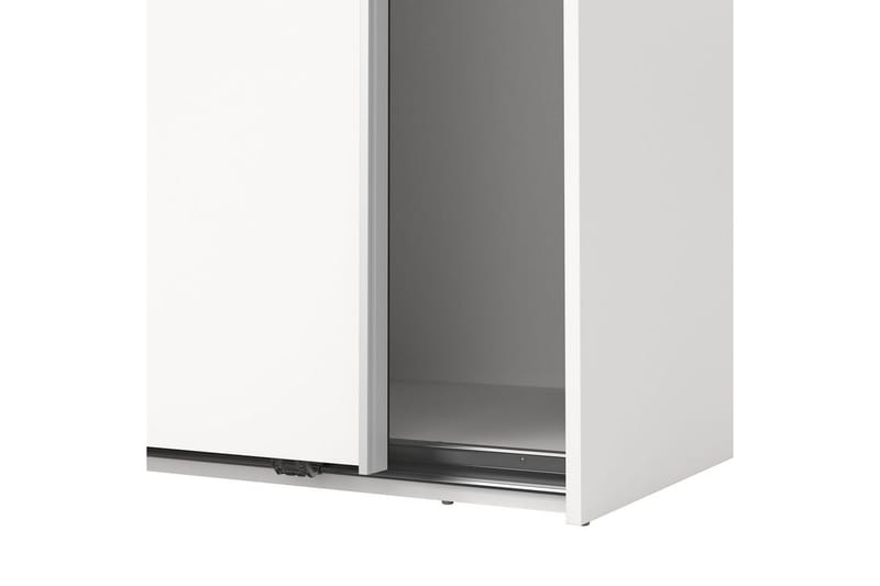 Takeru Garderobe 119x200 cm - Hvid - Opbevaring - Tøjopbevaring - Garderobeskabe