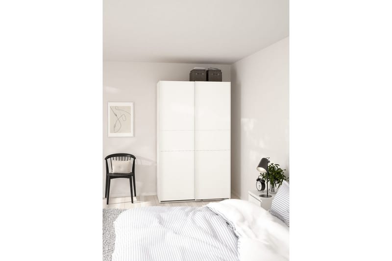 Takeru Garderobe 119x200 cm - Hvid - Opbevaring - Tøjopbevaring - Garderobeskabe