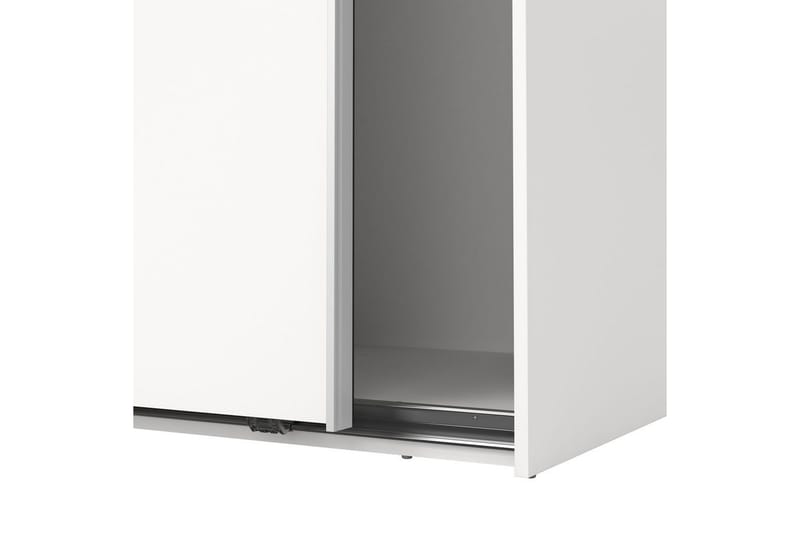 Takeru Garderobe 119x200 cm - Hvid - Opbevaring - Tøjopbevaring - Garderobeskabe