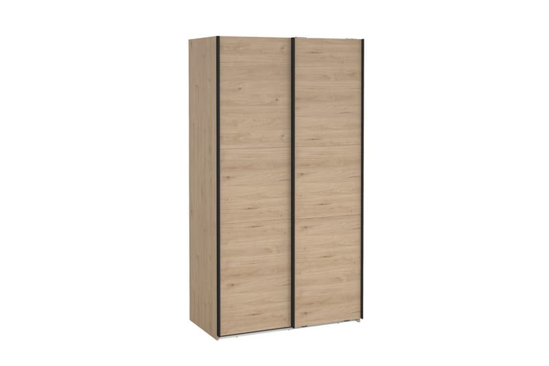 Takeru Garderobe 119x221 cm - Brun - Opbevaring - Tøjopbevaring - Garderobeskabe
