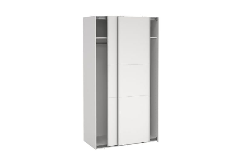Takeru Garderobe 119x221 cm - Hvid - Opbevaring - Tøjopbevaring - Garderobeskabe
