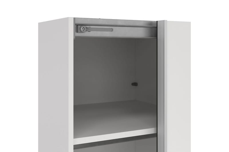 Takeru Garderobe 119x221 cm - Hvid - Opbevaring - Tøjopbevaring - Garderobeskabe