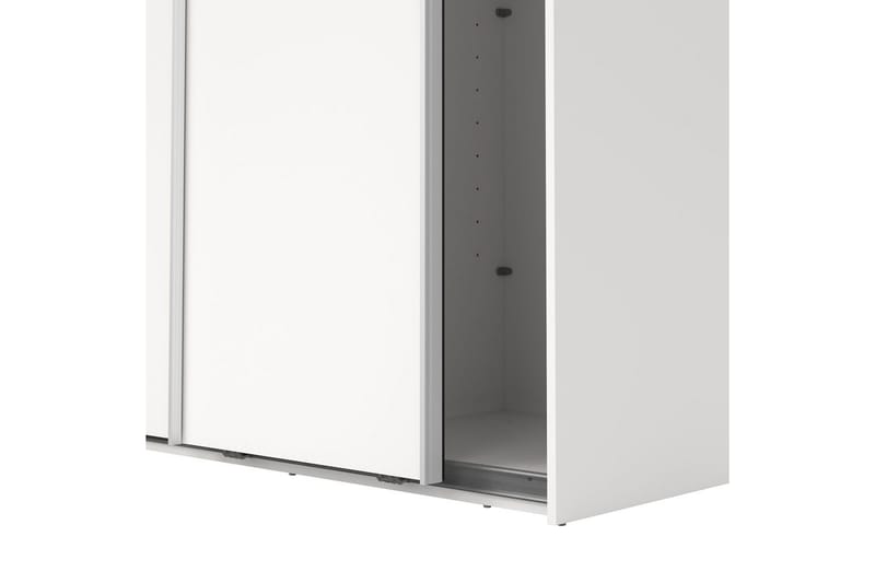 Takeru Garderobe 119x221 cm - Hvid - Opbevaring - Tøjopbevaring - Garderobeskabe