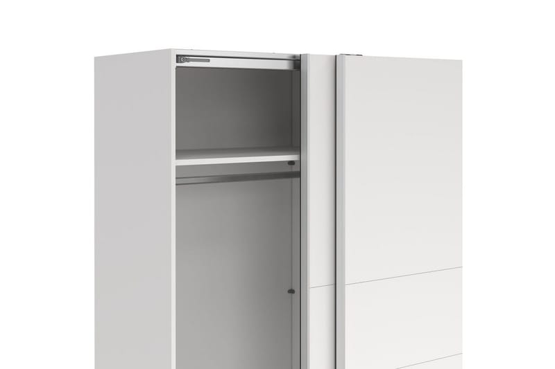 Takeru Garderobe 179x200 cm - Hvid - Opbevaring - Tøjopbevaring - Garderobeskabe