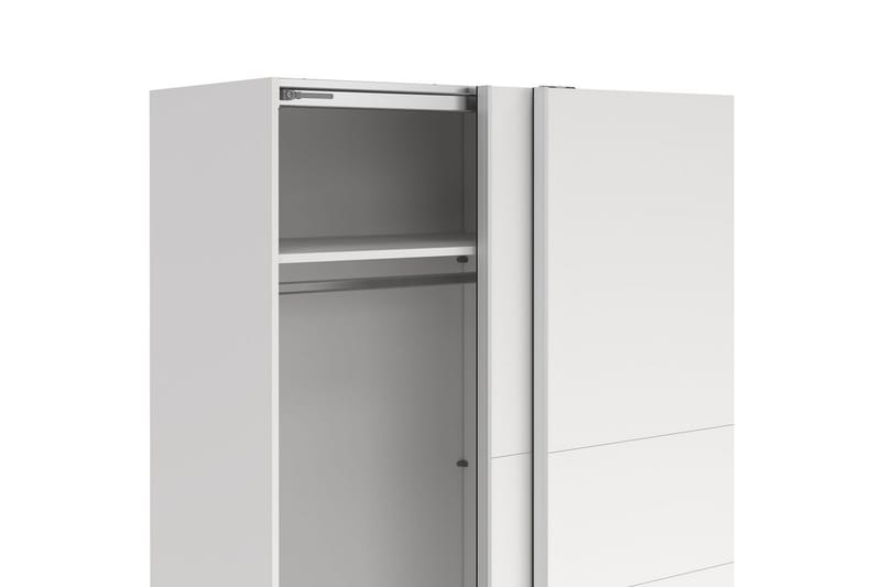 Takeru Garderobe 179x200 cm - Hvid - Opbevaring - Tøjopbevaring - Garderobeskabe