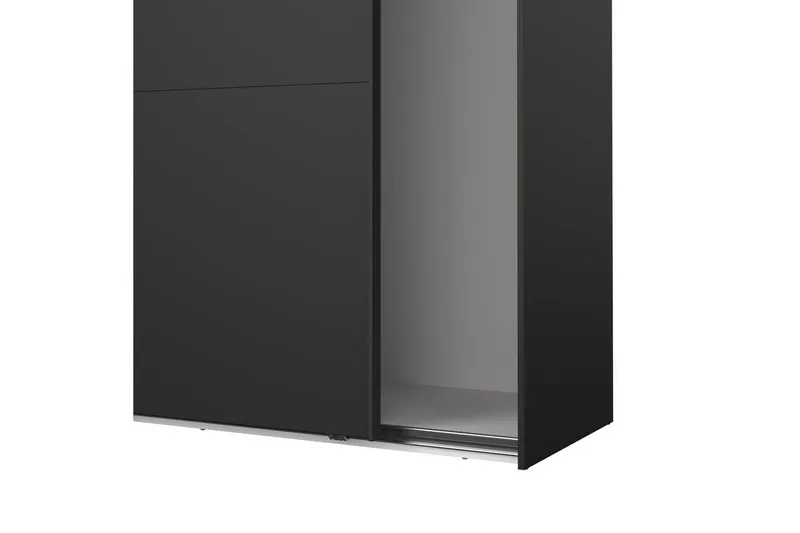 Takeru Garderobe 179x200 cm - Sort - Opbevaring - Tøjopbevaring - Garderobeskabe