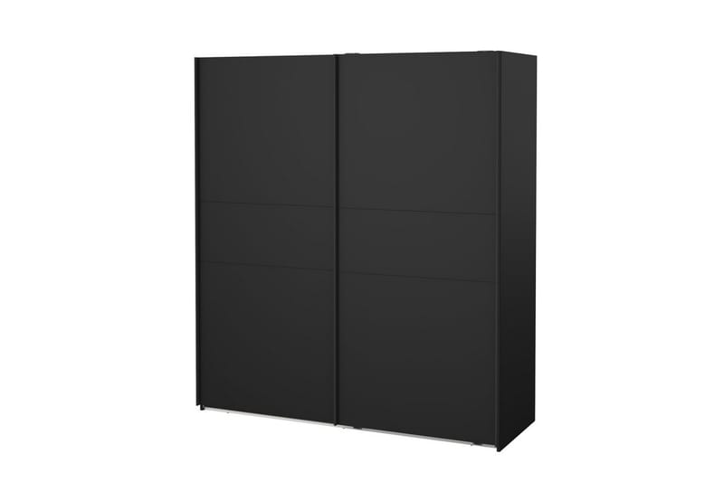 Takeru Garderobe 179x200 cm, Sort