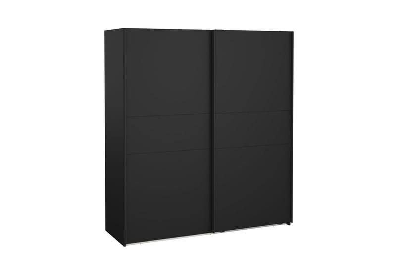 Takeru Garderobe 179x200 cm - Sort - Opbevaring - Tøjopbevaring - Garderobeskabe