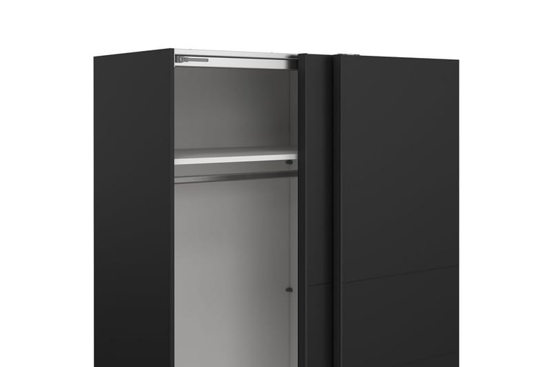 Takeru Garderobe 179x200 cm - Sort - Opbevaring - Tøjopbevaring - Garderobeskabe