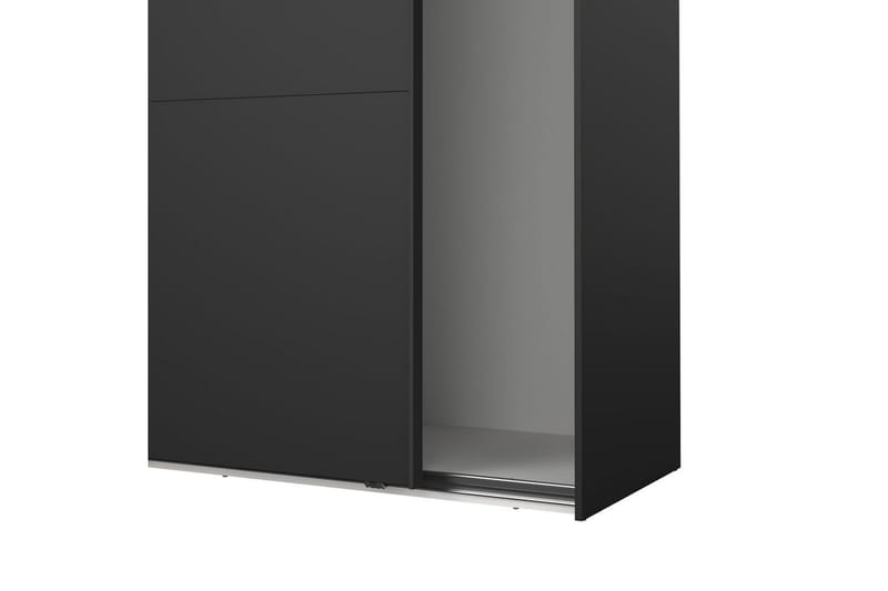 Takeru Garderobe 179x200 cm - Sort - Opbevaring - Tøjopbevaring - Garderobeskabe
