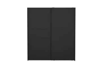 Takeru Garderobe 179x200 cm - Sort - Opbevaring - Tøjopbevaring - Garderobeskabe