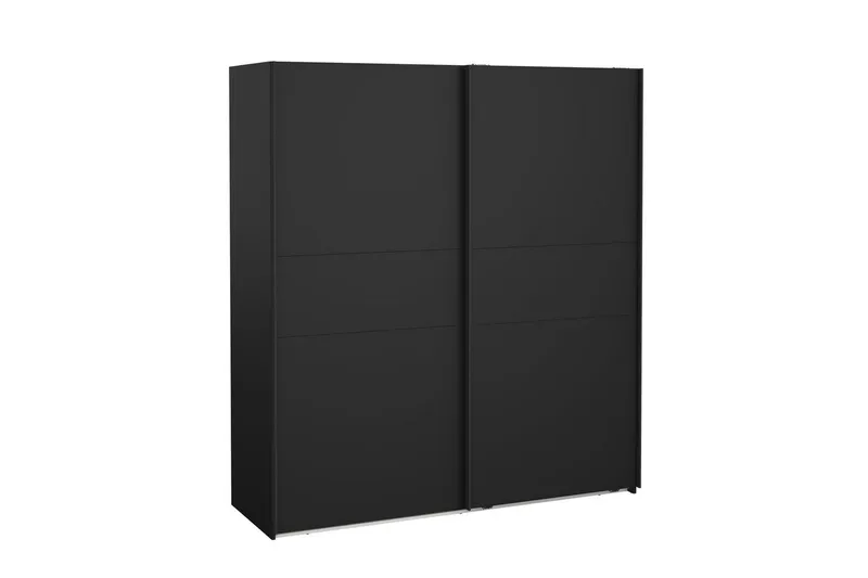 Takeru Garderobe 179x200 cm - Sort - Opbevaring - Tøjopbevaring - Garderobeskabe