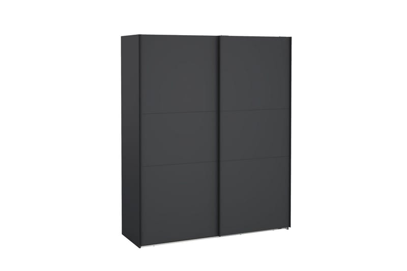 Takeru Garderobe 179x221 cm - Grå - Opbevaring - Tøjopbevaring - Garderobeskabe