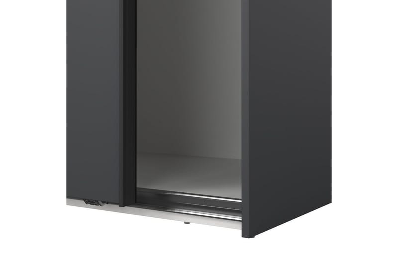 Takeru Garderobe 179x221 cm - Grå - Opbevaring - Tøjopbevaring - Garderobeskabe