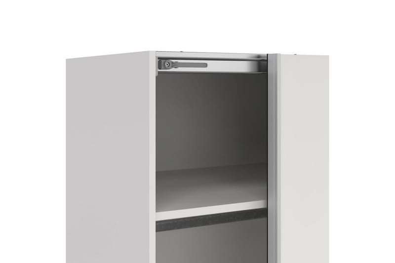 Takeru Garderobe 179x221 cm - Hvid - Opbevaring - Tøjopbevaring - Garderobeskabe