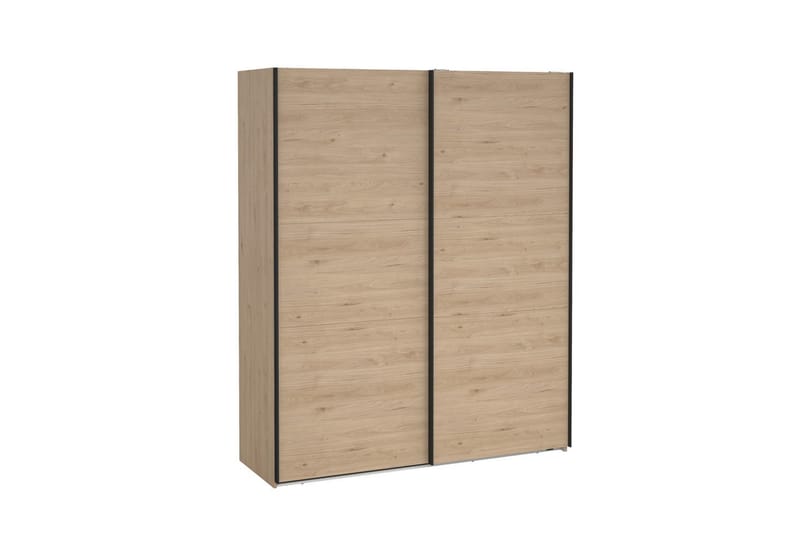 Takeru Garderobe 179x221 cm - Lysebrun - Opbevaring - Tøjopbevaring - Garderobeskabe
