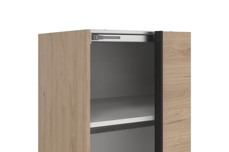 Takeru Garderobe 179x221 cm - Lysebrun - Opbevaring - Tøjopbevaring - Garderobeskabe