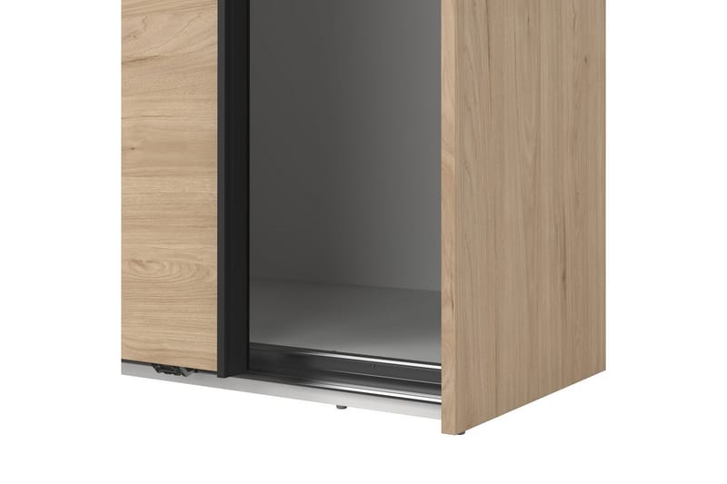 Takeru Garderobe 179x221 cm - Lysebrun - Opbevaring - Tøjopbevaring - Garderobeskabe