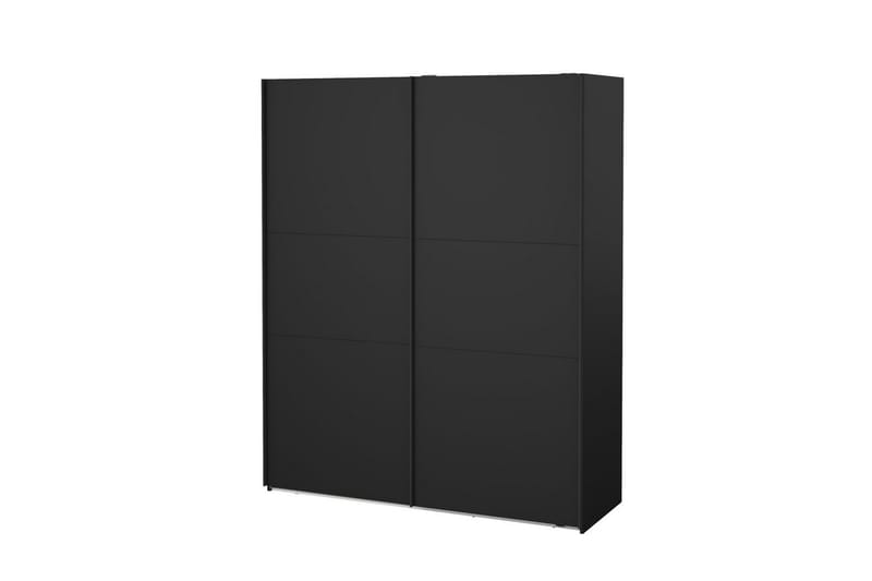 Takeru Garderobe 179x221 cm - Sort - Opbevaring - Tøjopbevaring - Garderobeskabe