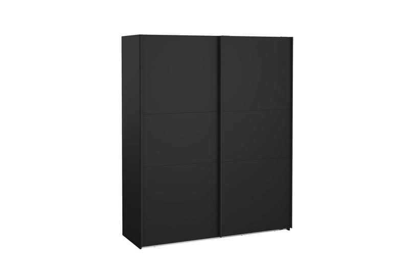 Takeru Garderobe 179x221 cm - Sort - Opbevaring - Tøjopbevaring - Garderobeskabe