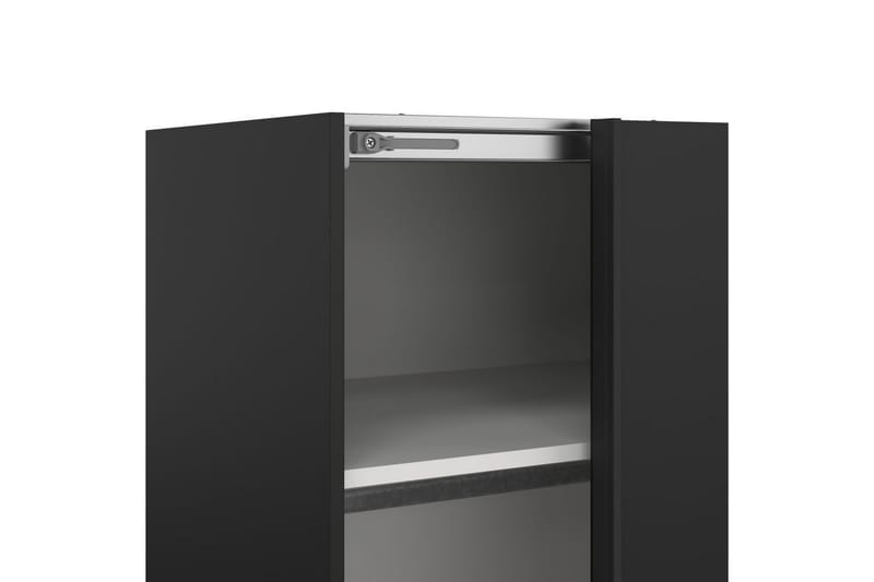 Takeru Garderobe 179x221 cm - Sort - Opbevaring - Tøjopbevaring - Garderobeskabe