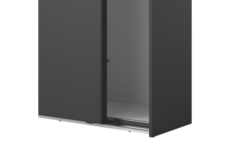 Takeru Garderobe 244x221 cm - Grå - Opbevaring - Tøjopbevaring - Garderobeskabe
