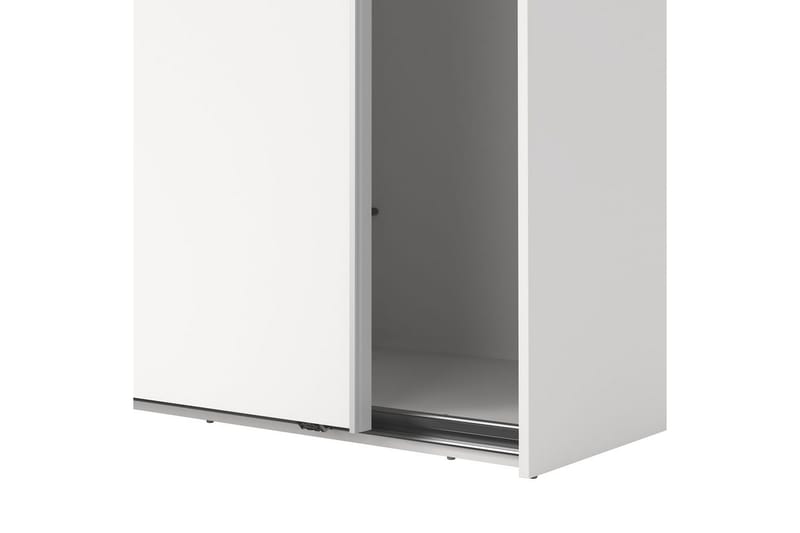 Takeru Garderobe 244x221 cm - Hvid - Opbevaring - Tøjopbevaring - Garderobeskabe