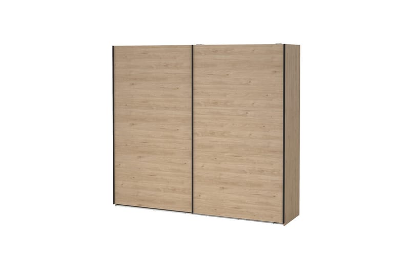 Takeru Garderobe 244x221 cm - Lysebrun - Opbevaring - Tøjopbevaring - Garderobeskabe