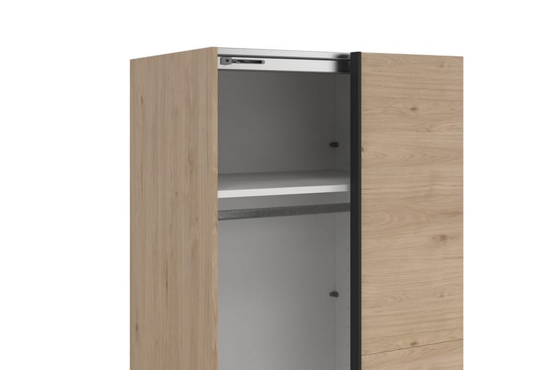 Takeru Garderobe 244x221 cm - Lysebrun - Opbevaring - Tøjopbevaring - Garderobeskabe