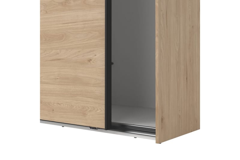 Takeru Garderobe 244x221 cm - Lysebrun - Opbevaring - Tøjopbevaring - Garderobeskabe