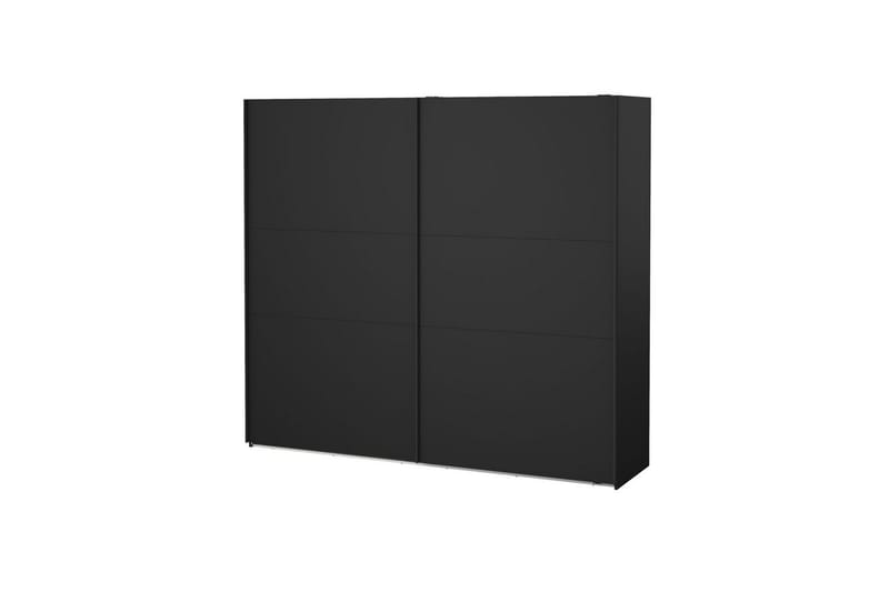 Takeru Garderobe 244x221 cm - Sort - Opbevaring - Tøjopbevaring - Garderobeskabe