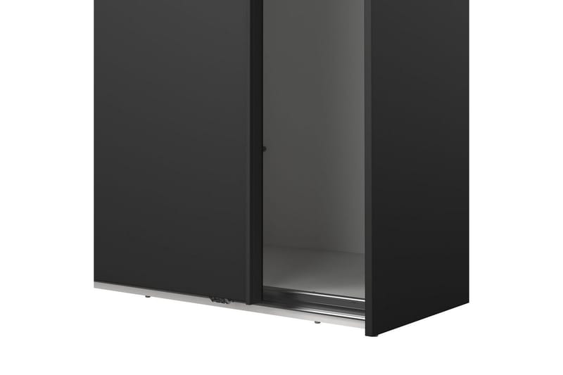 Takeru Garderobe 244x221 cm - Sort - Opbevaring - Tøjopbevaring - Garderobeskabe