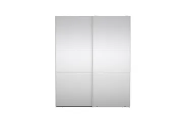 Takeru Garderobe med Spejl 179x220 cm - Hvid - Opbevaring - Tøjopbevaring - Garderobeskabe