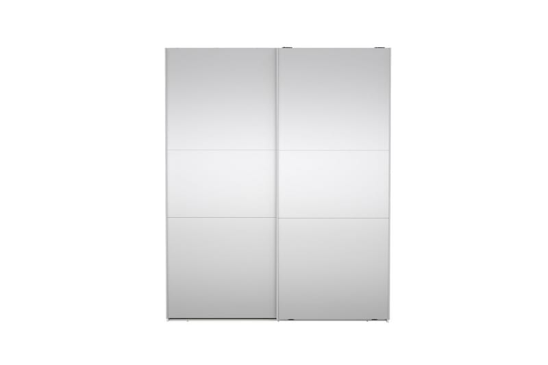 Takeru Garderobe med Spejl 179x220 cm - Hvid - Opbevaring - Tøjopbevaring - Garderobeskabe