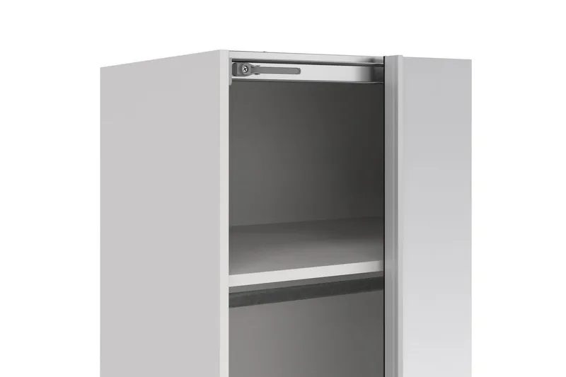 Takeru Garderobe med Spejl 179x220 cm - Hvid - Opbevaring - Tøjopbevaring - Garderobeskabe