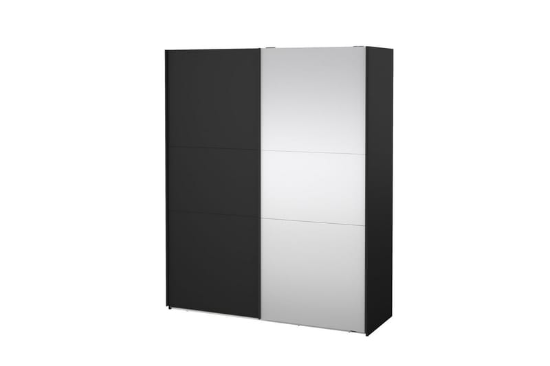 Takeru Garderobe med Spejl 179x221 cm - Askegrå - Opbevaring - Tøjopbevaring - Garderobeskabe