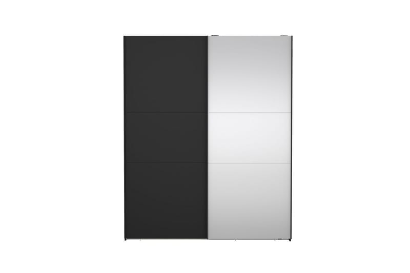 Takeru Garderobe med Spejl 179x221 cm - Askegrå - Opbevaring - Tøjopbevaring - Garderobeskabe