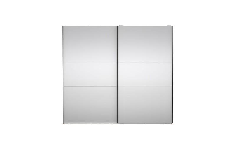 Takeru Garderobe med Spejl 244x220 cm - Natur - Opbevaring - Tøjopbevaring - Garderobeskabe