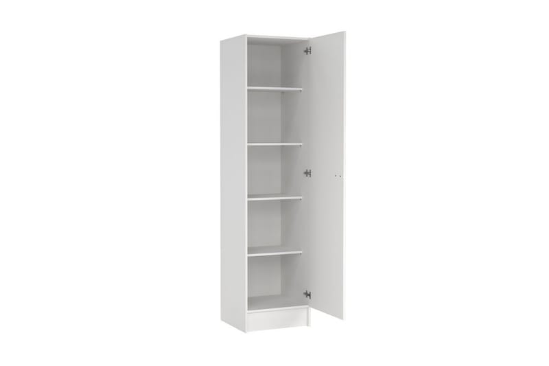 Talim Garderobskab 49x200 cm - Hvid - Opbevaring - Tøjopbevaring - Garderobeskabe - Garderobeskab & klædeskab